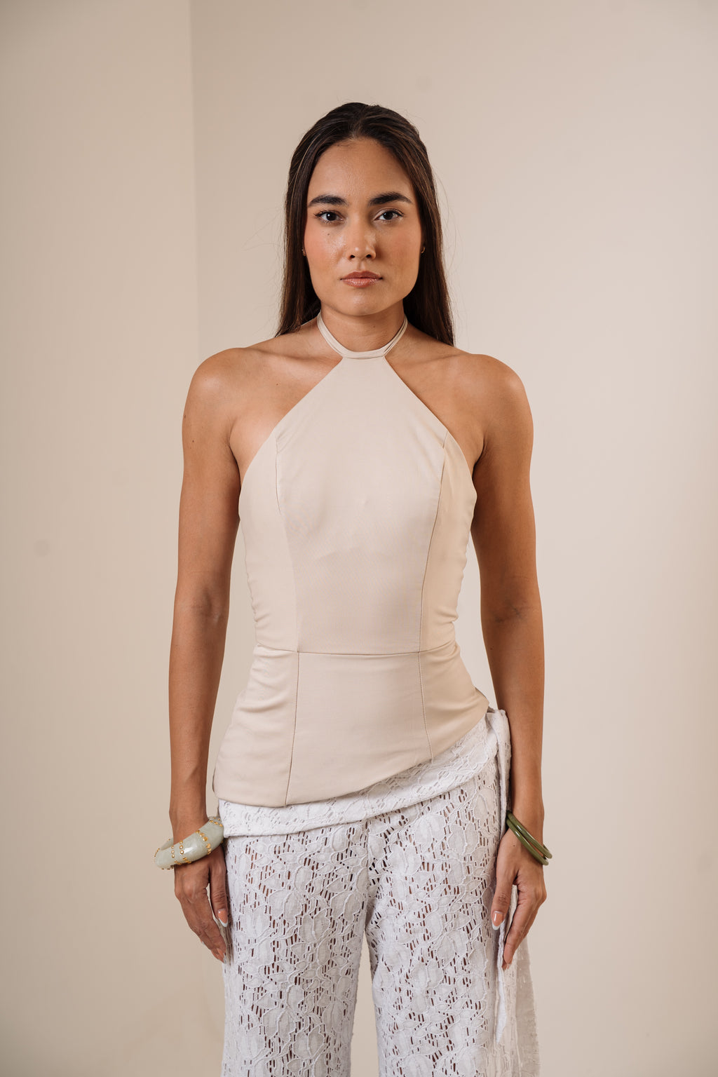 The Asymmetric Halter Top