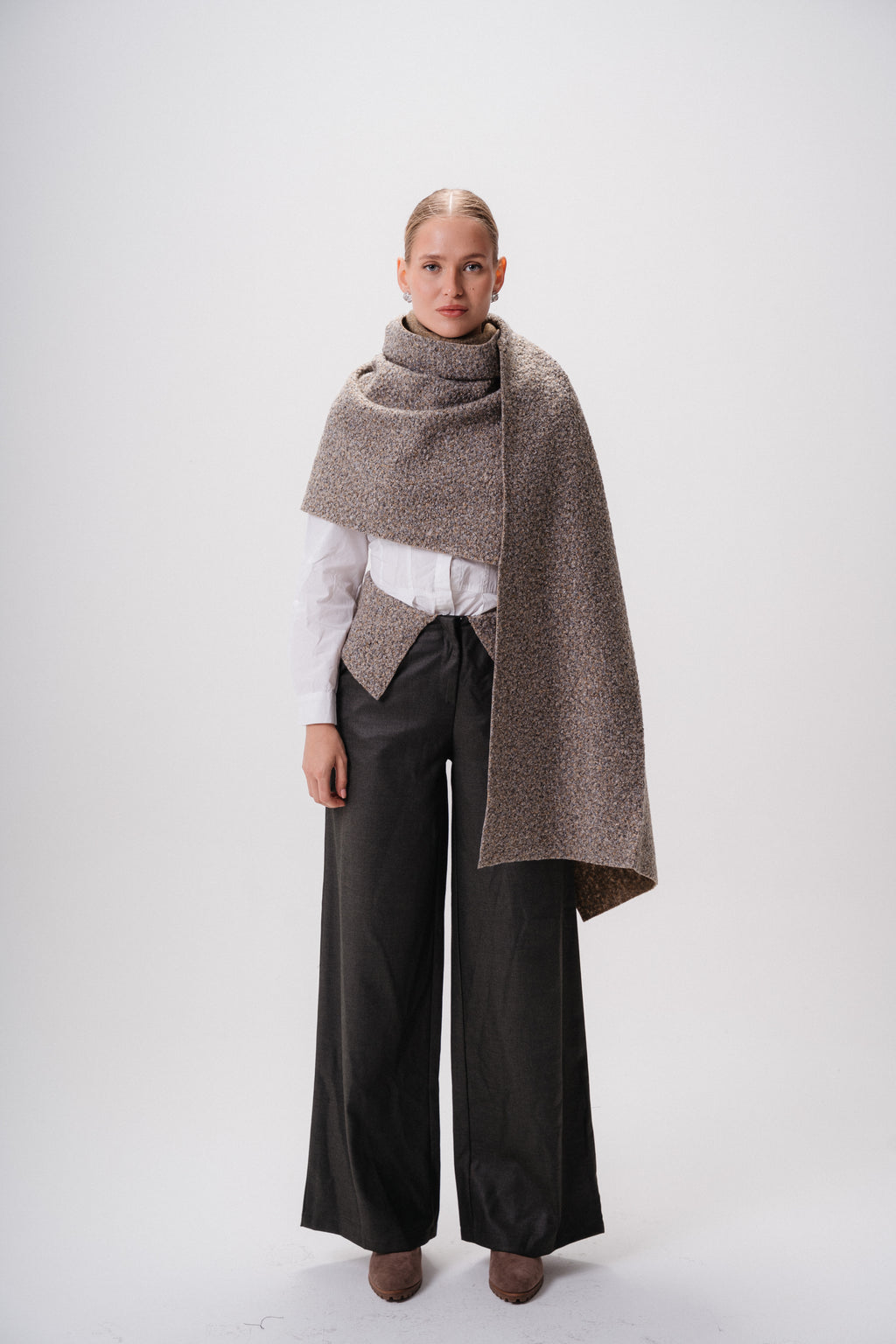 curly Fur Shawl
