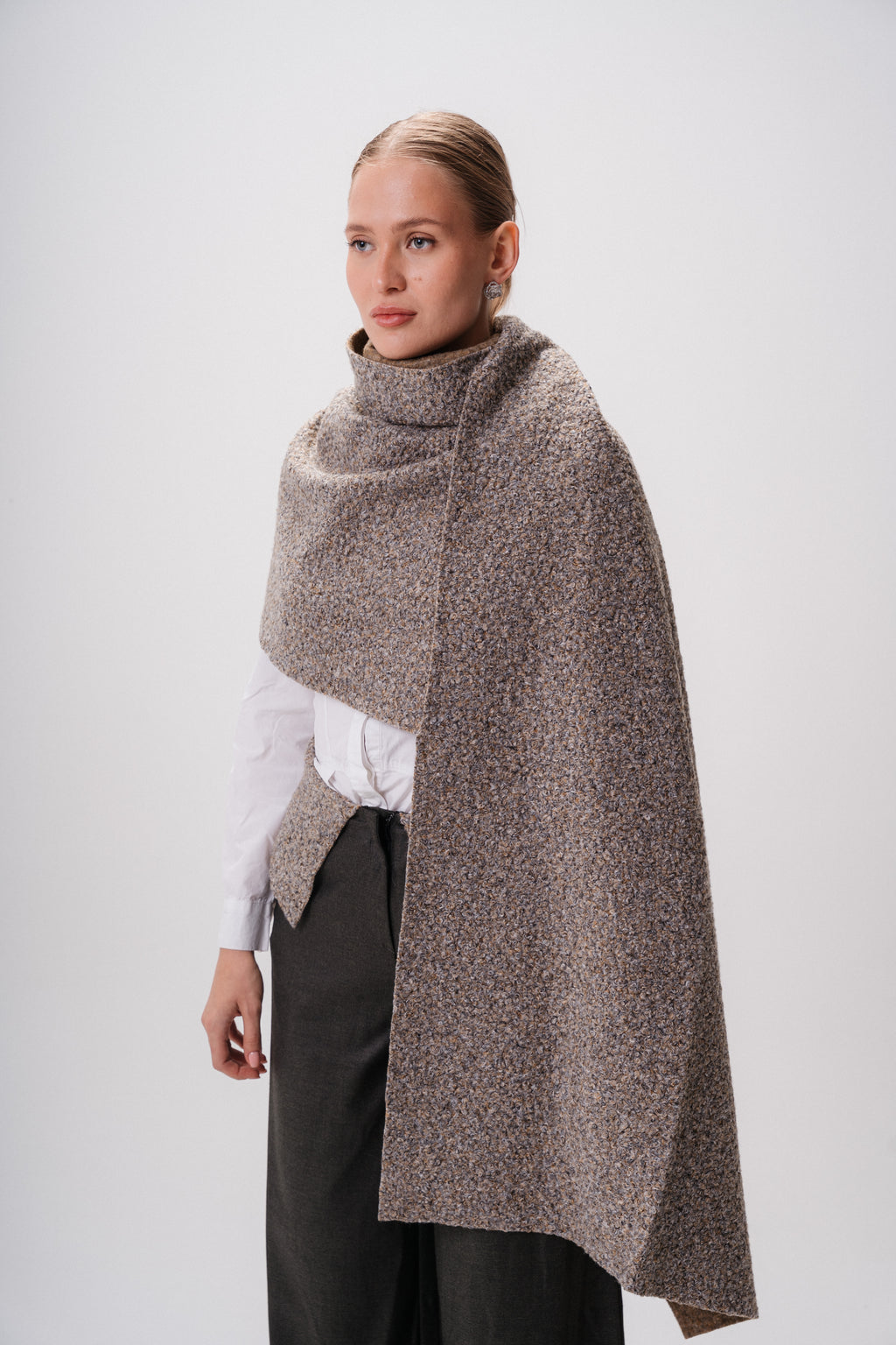 curly Fur Shawl