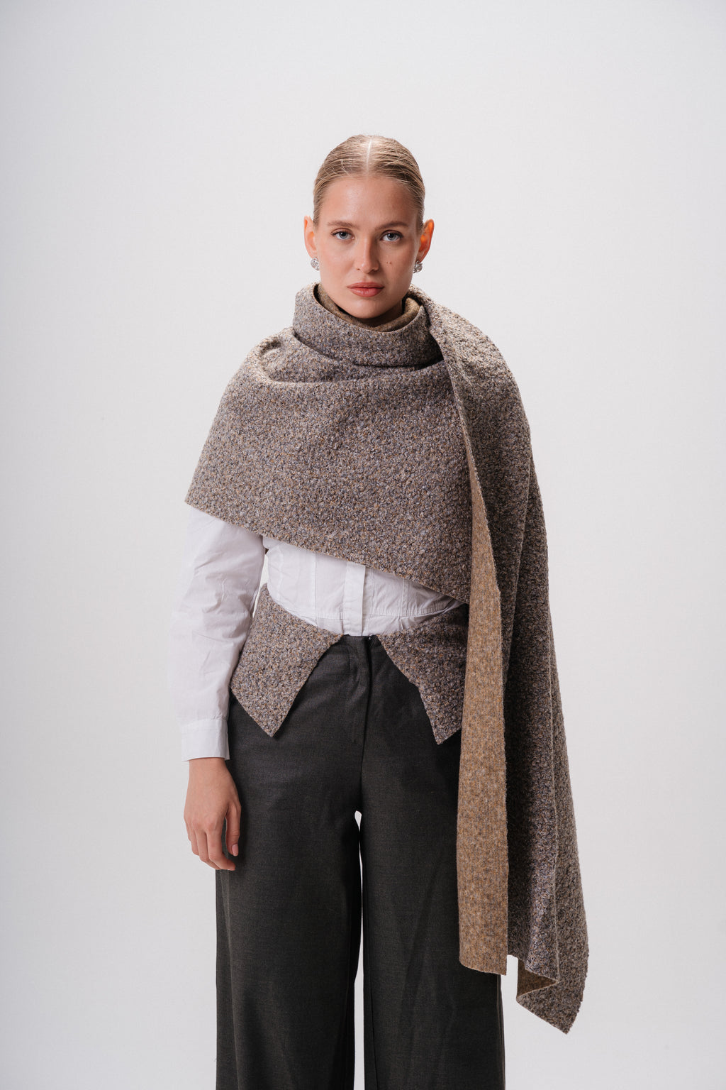 curly Fur Shawl