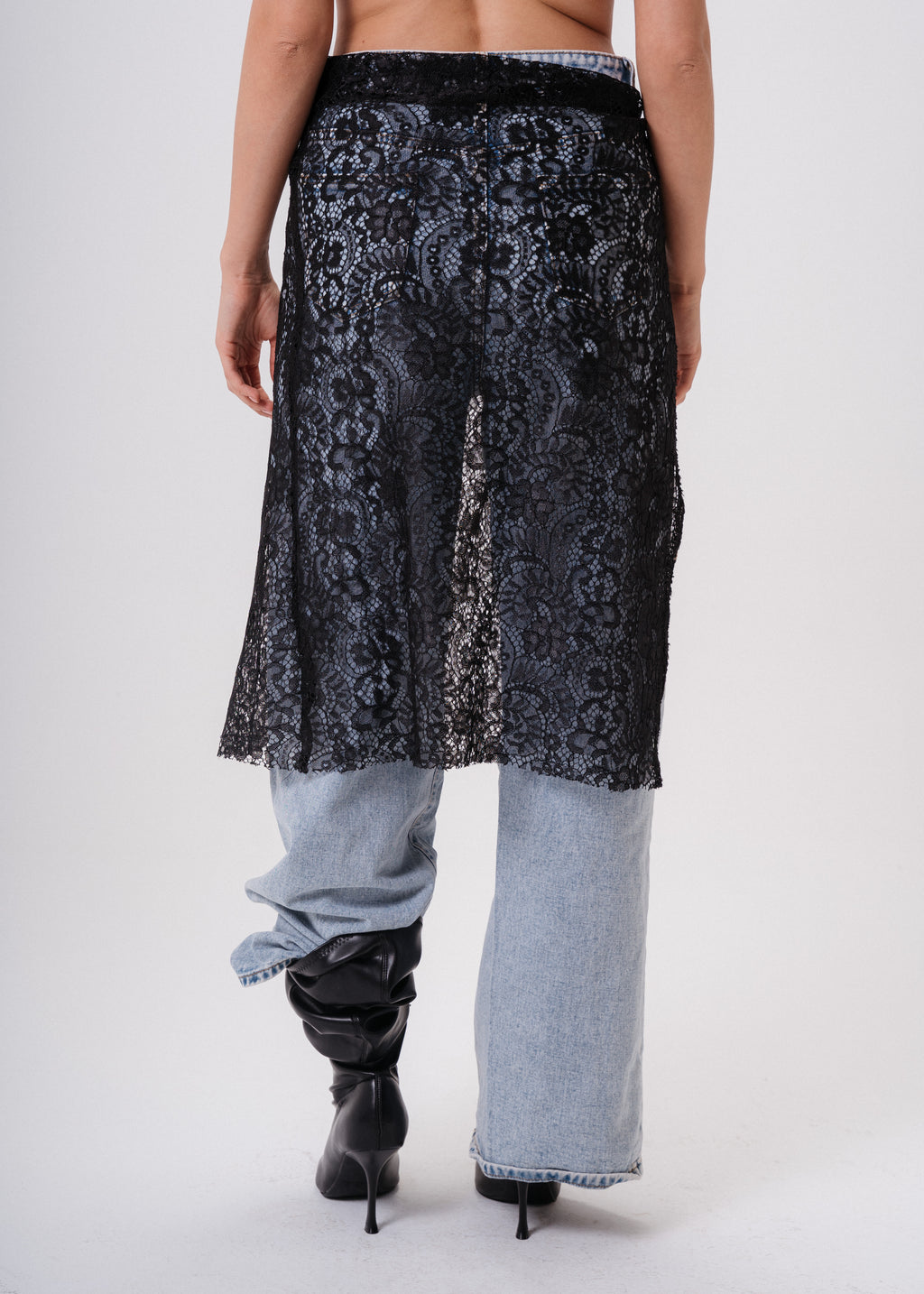 lace wrap skirt