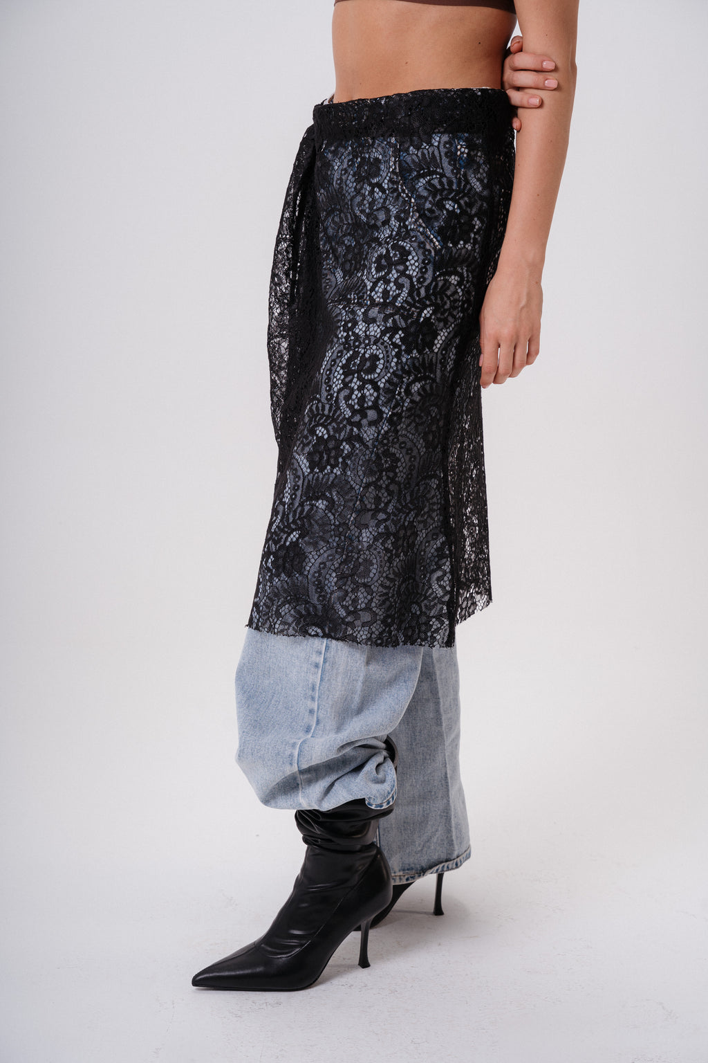 lace wrap skirt