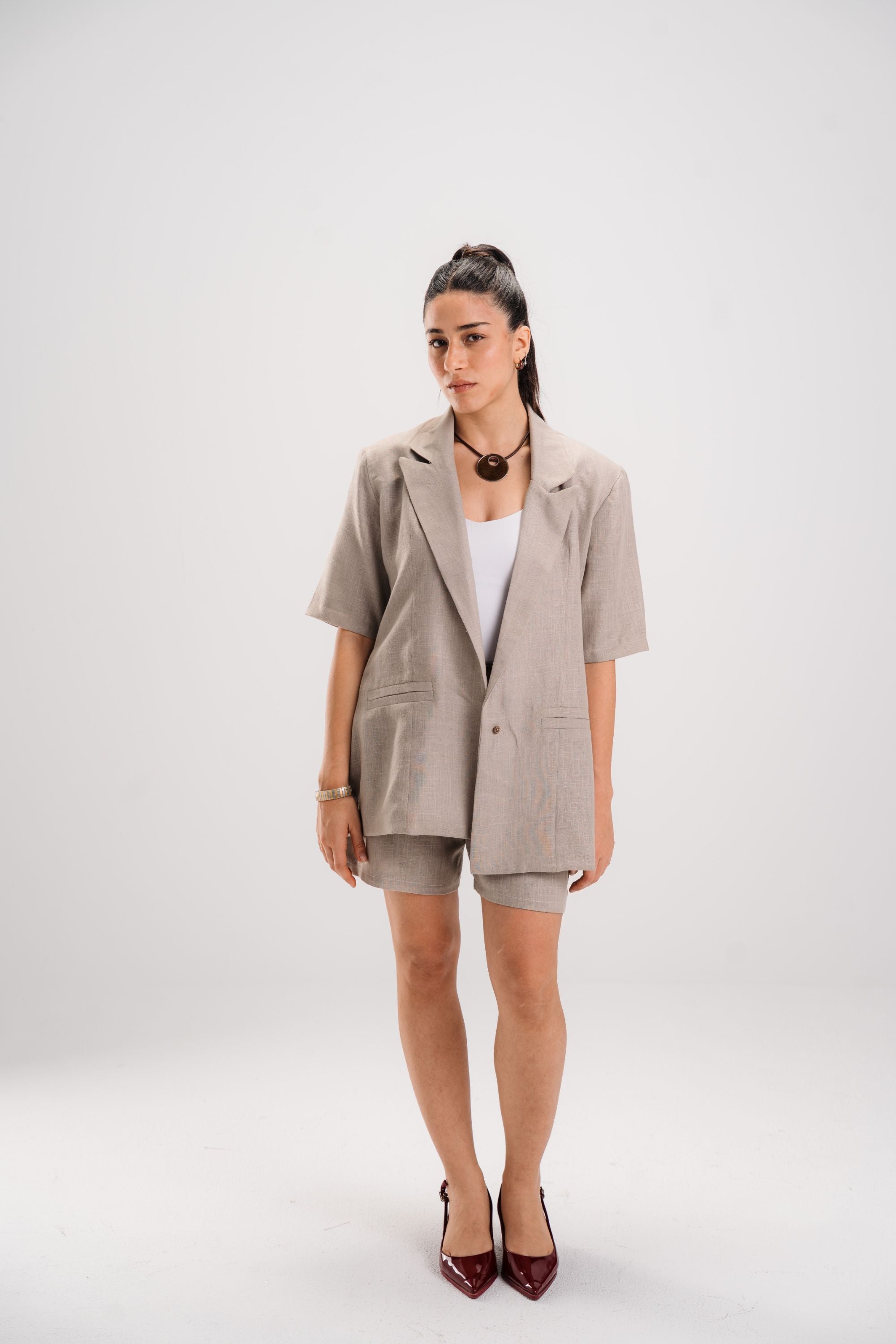 The tailored Linen Set