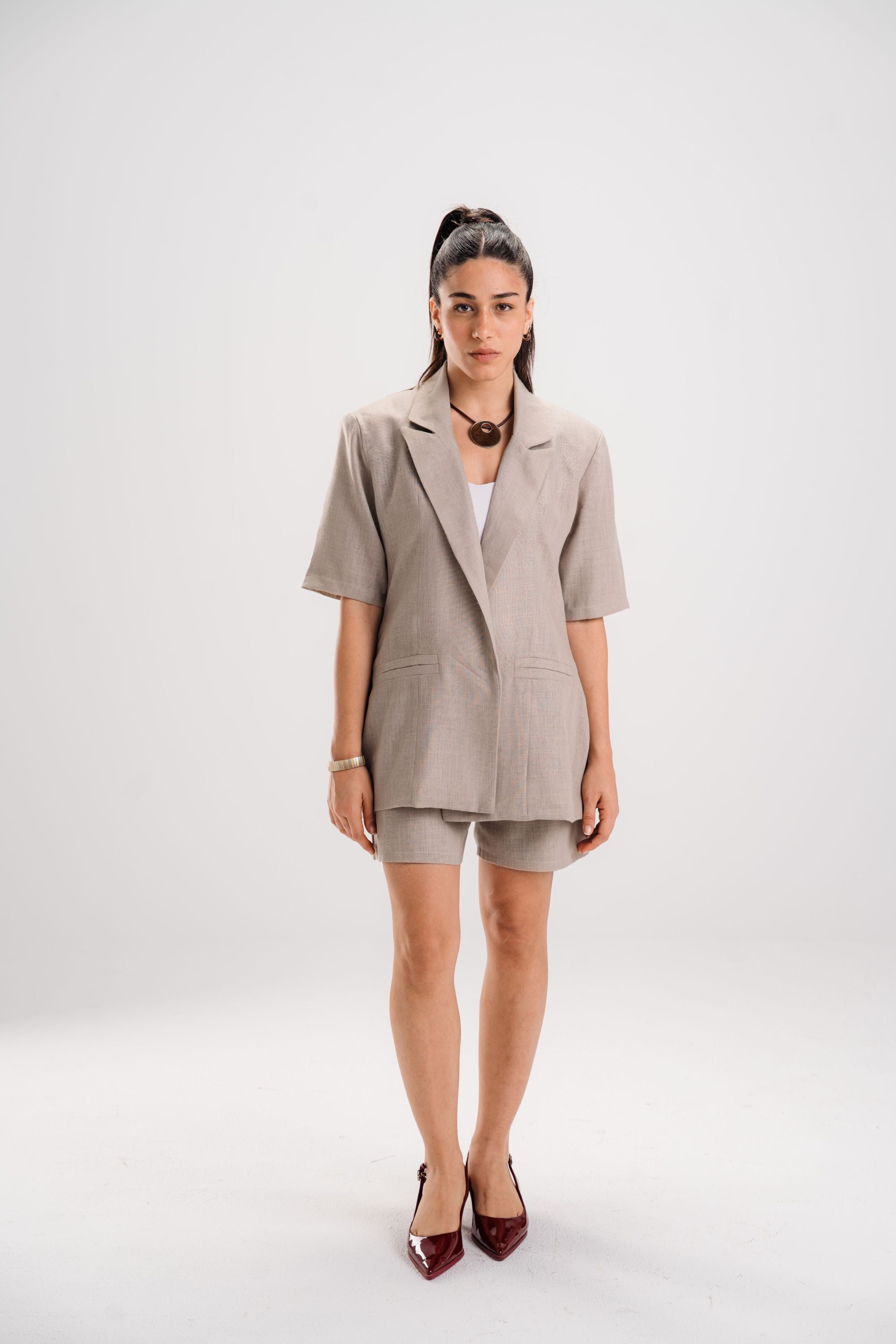 The tailored Linen Set